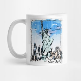 NEW YORK Manhattan The Bronx Brooklyn Queens Staten Island - Pop Art Mug